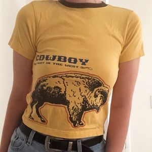 Vintage yellow tee